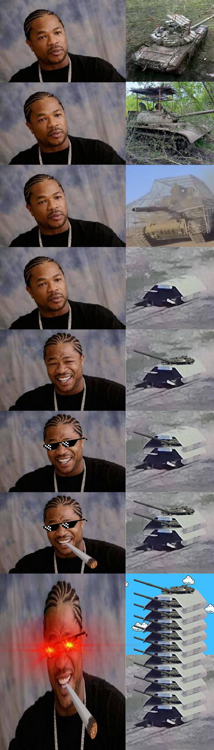 YO Dawg, heard you like Tanks´n´Cages straight outta junkyard? - 9GAG