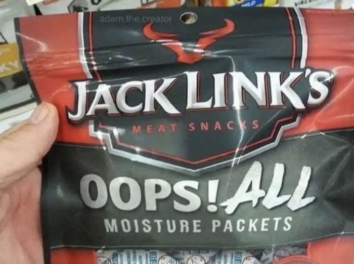 Oops! ALL Moisture Packets - 9GAG