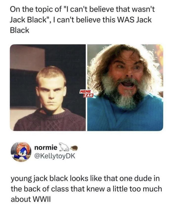 Jack Black's glow up is wild