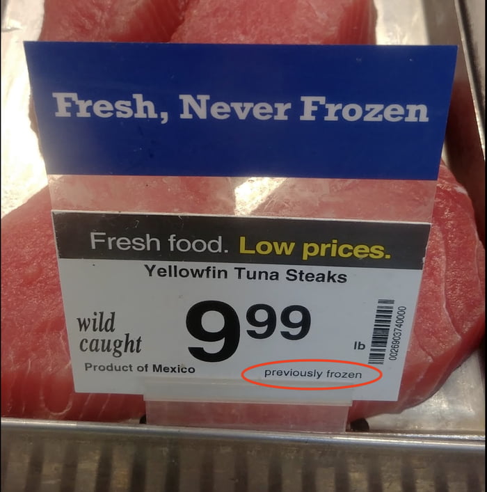 Yeah...never...