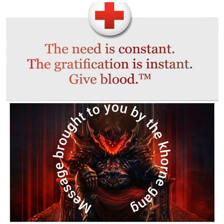 Blood for the blood god! - 9GAG