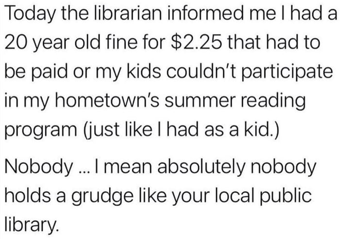Don't f**k with the library