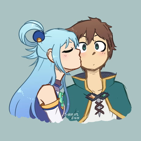 Kazuma x Aqua  Aqua konosuba, Anime, Anime memes funny