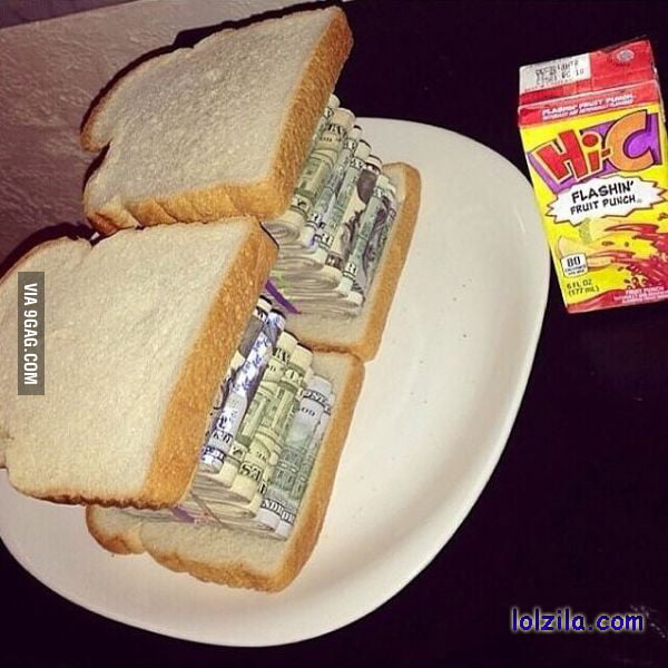 reakfast money sandwich