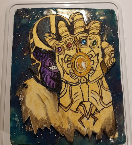 The Sugar Bug - Thanos theme cake 🤩 Red velvet cake... | Facebook