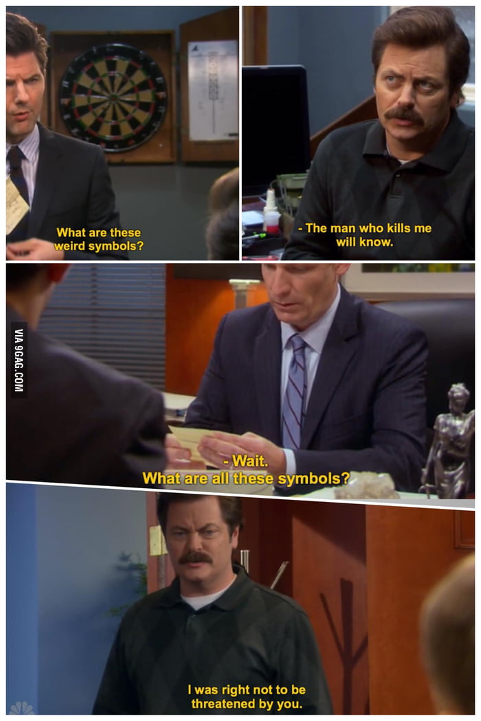 Ron Swanson 9gag 0993