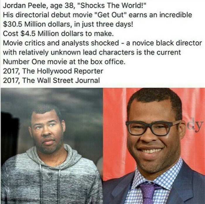Peele Rip Meme Congratulations Jordan Peele. ~ 2017 Trending Memes