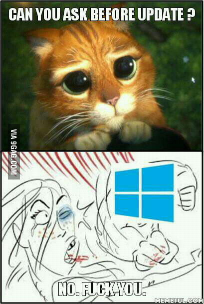 Windows 10 in a nutshell - 9GAG