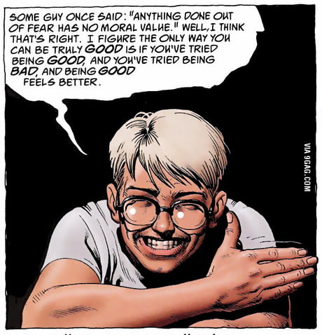 It's crazy but it kinda makes sense. [An Innocent Guy - Batman: The Killing  Joke] - 9GAG