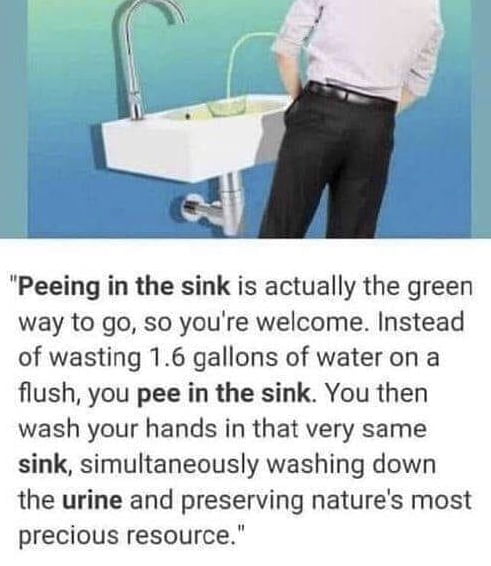 Sink hack