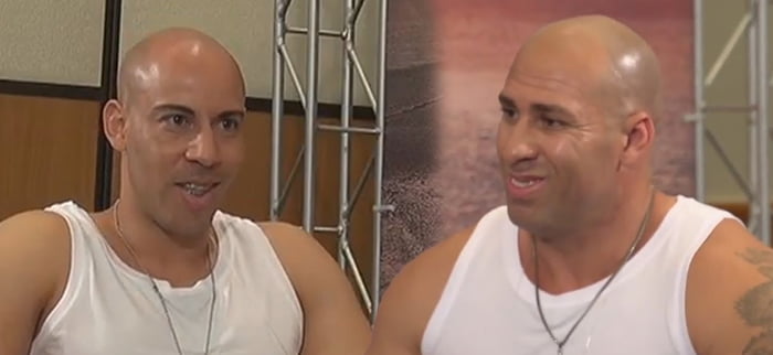 Story behind the vin diesel meme: In 2016 one brazilian tv show called two Vin Diesel double's and said to them that they will meet the real Vin Diesel on stage, but it was all a plot to troll them as they just met each other.