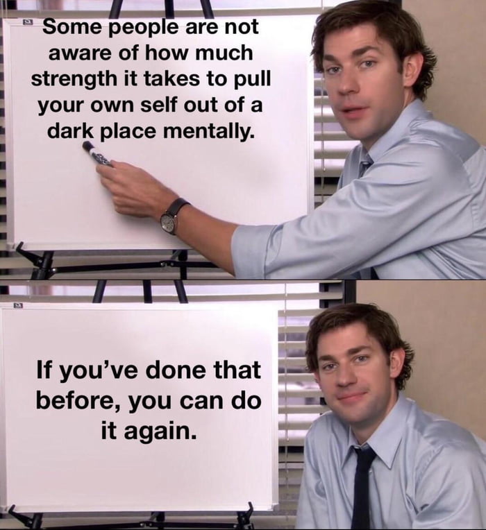 Be proud of yourself