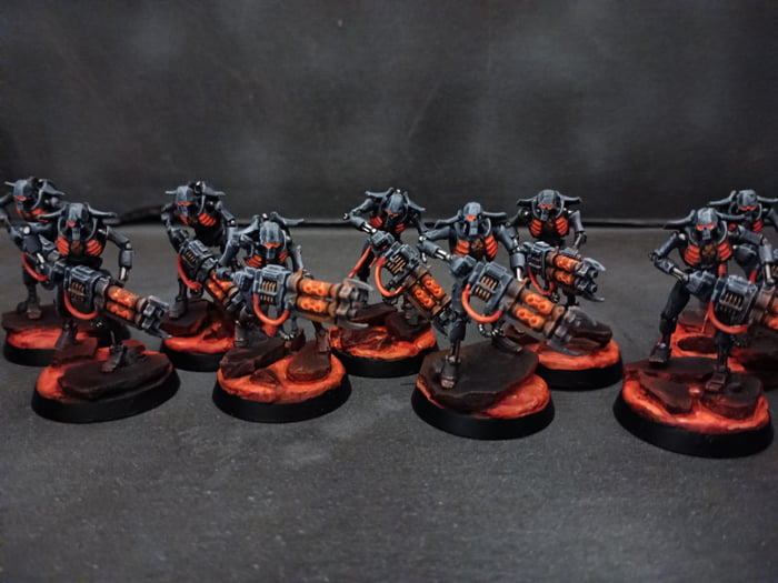 Testing Out New Necrons Lava Scheme - How Do They Look? - 9GAG