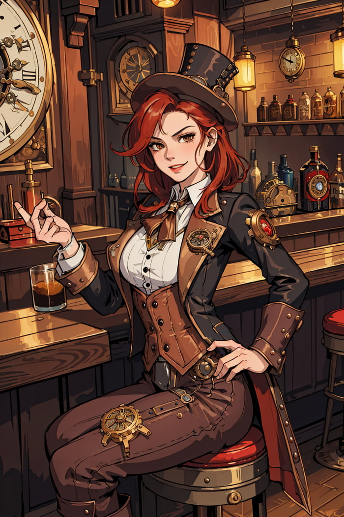 Steampunk lady - 9GAG