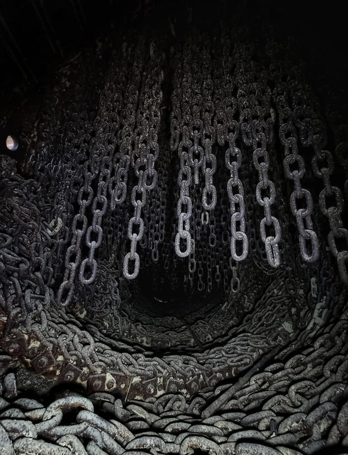 The inside of a rotary kiln 9GAG