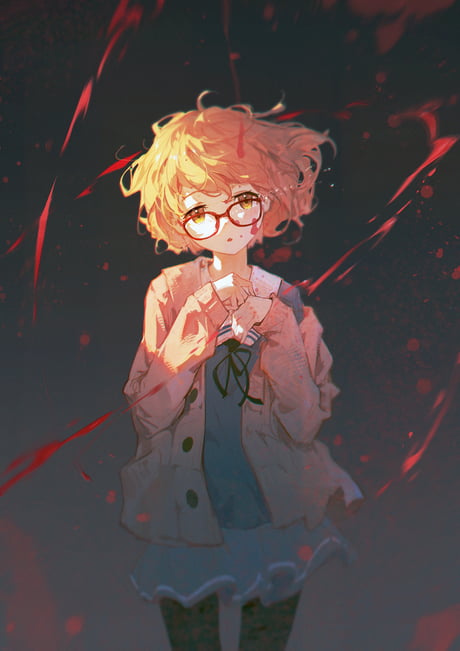 Fan Art - Kyoukai no Kanata - Kuriyama Mirai, Anime Gallery