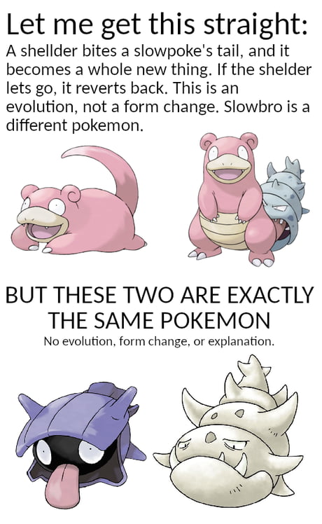 Pokémon: Why Shellder Looks Different On Slowbro's Tail