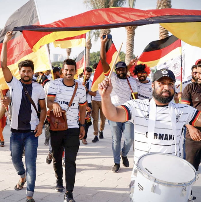 German fans in Qatar