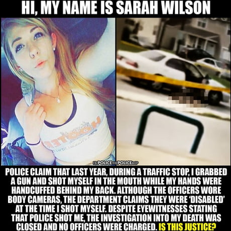 Never forget Sarah Wilson