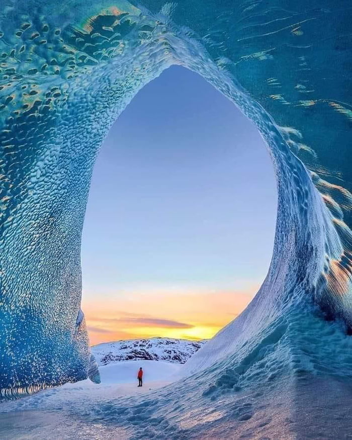 Ice cave, Greenland