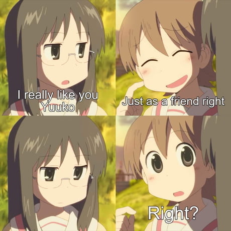 GIF Anime Manga Nichijou 9GAG, Anime, television, child, face png