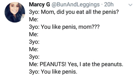Why did you eat all the penis mom