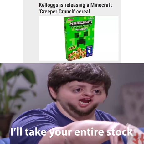 Creeper Crunch Cereal 9gag