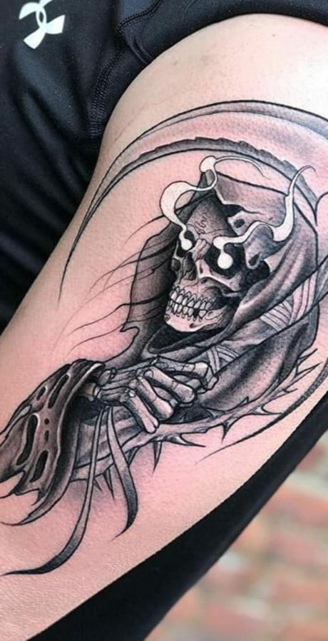 Maar dan zonder de tekst  Scary tattoos Tattoos Sleeve tattoos