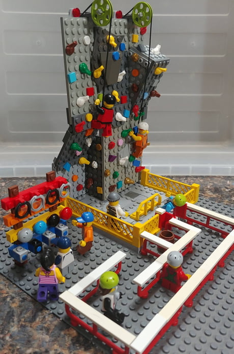 lego climbing wall