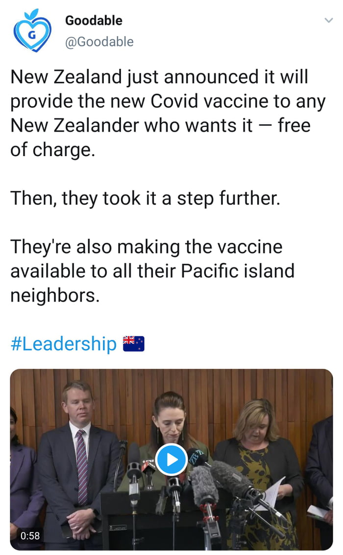 New Zealand being the biggest bro out there.