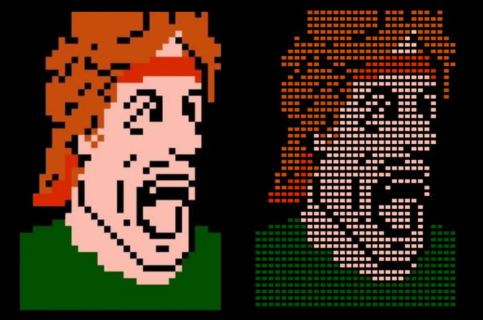 80s Raster images had gaps between the pixels - 9GAG