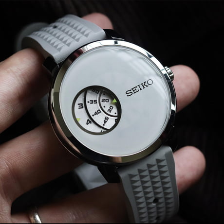 mechanical watch with digital display