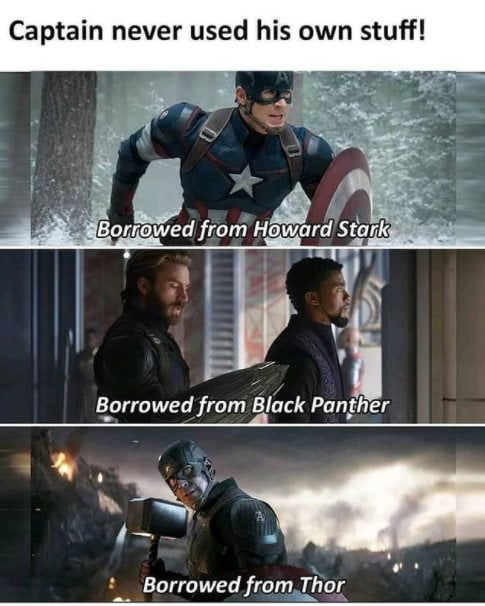 The Captain who borrows 🛡 - 9GAG