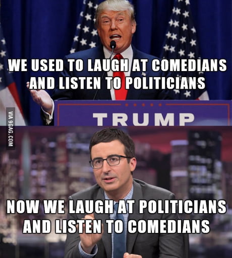 Comedians and politicians
