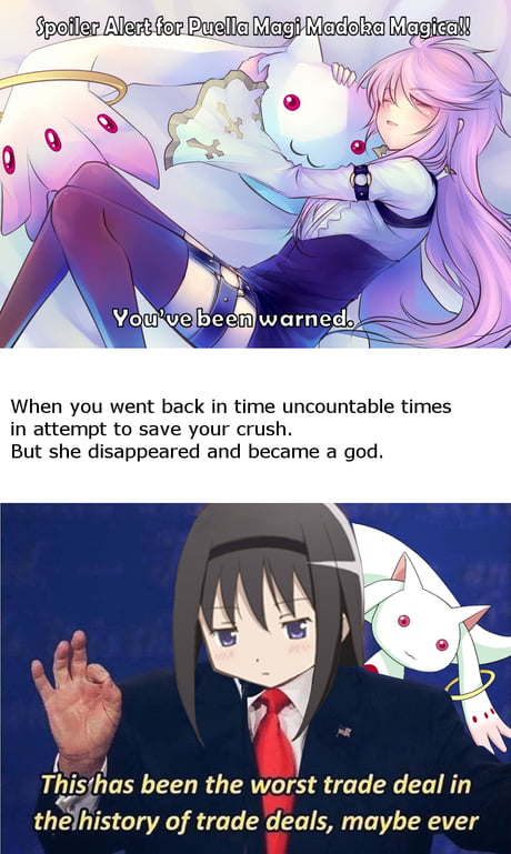 Ask me a question about madoka magica then edit it to make me look bad :  r/MadokaMagica