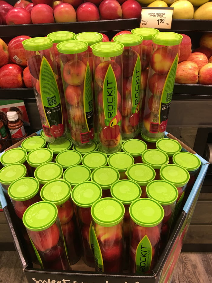 FINALLY a way to buy apples AND add plastic to landfills and oceans.