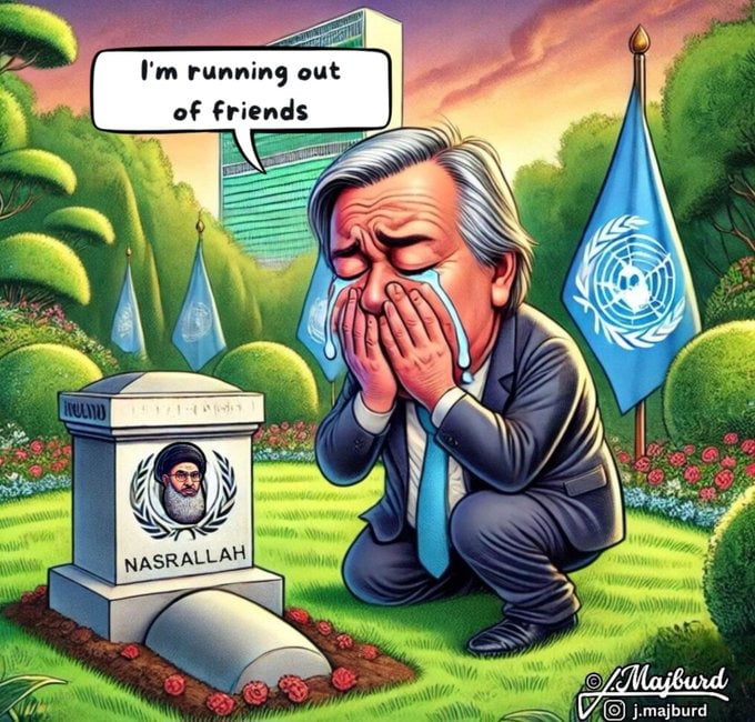 UN Secretary-General António Guterres and his pro-terrorist friends are ...