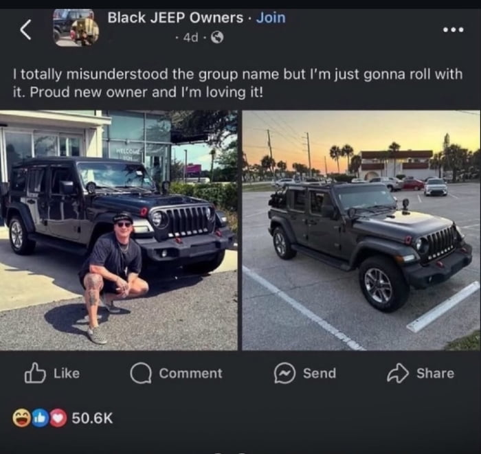 A man accidentally joins the wrong forum