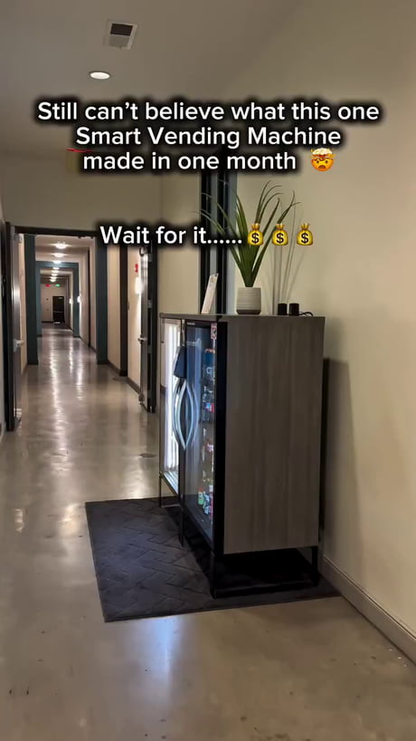 Smart vending machine catches and charges thieves to their c card and room lol