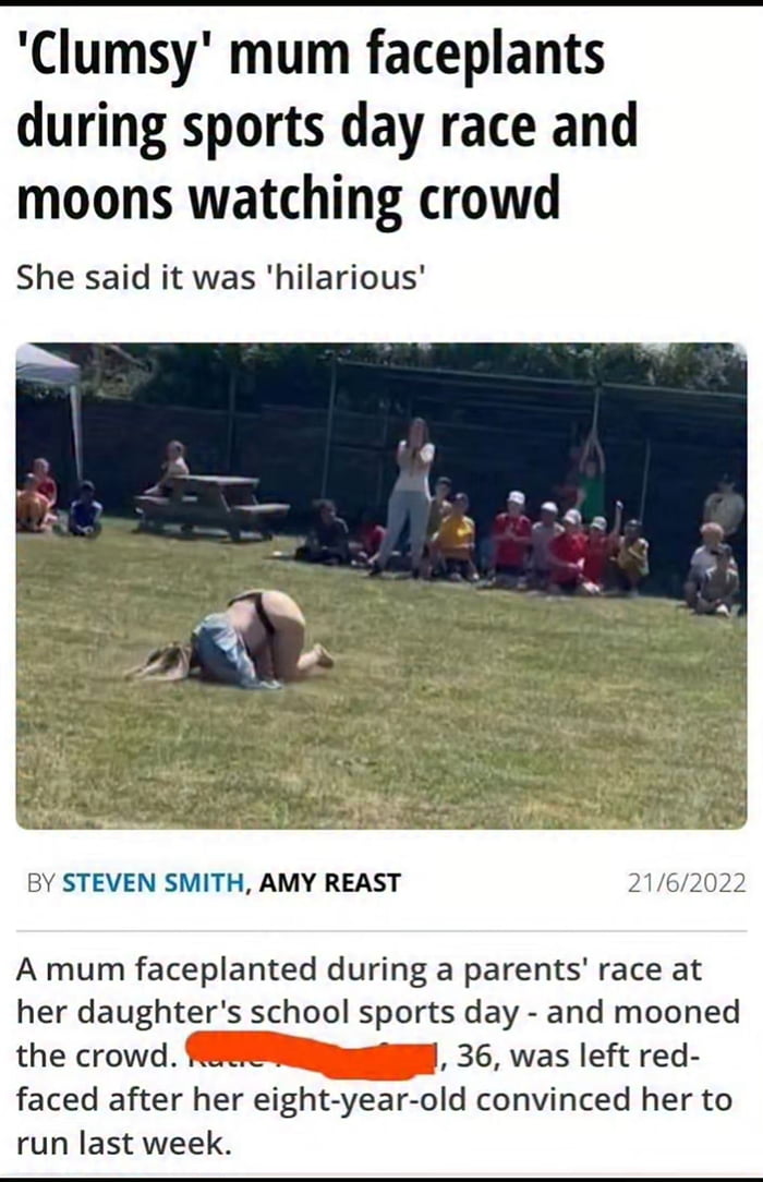 Clumsy mom