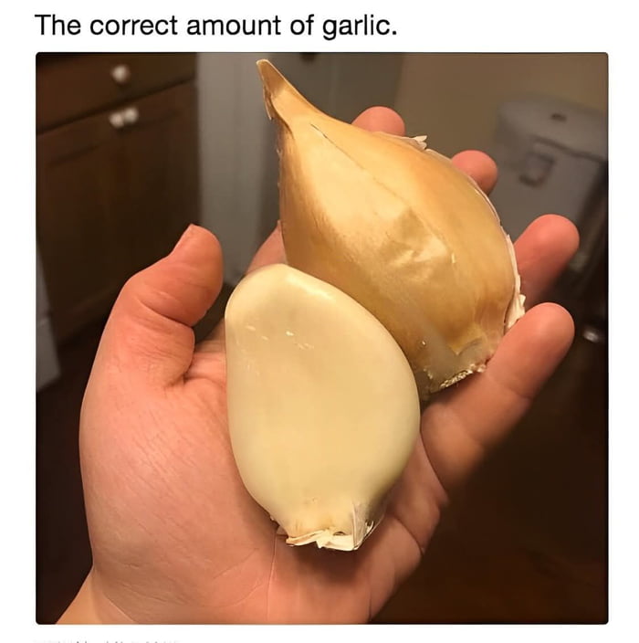 Montsanto garlic. Is a thing