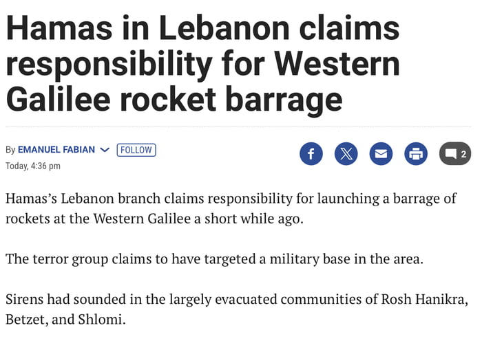 Hamas is Occupying Lebanon? Lebanese People> If you don't manage to ...