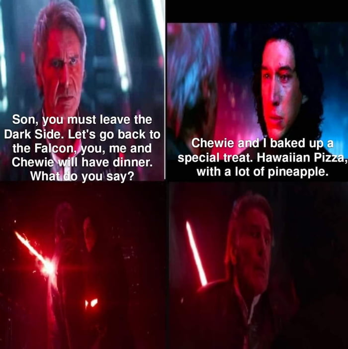 Now we know the real reason Kylo Ren killed his Dad - 9GAG