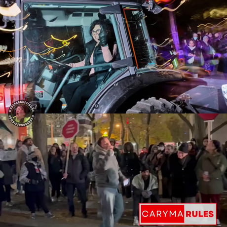 The woman who drove a snowplow through a pro-Palestinian demonstration blocking a street in Toronto was found not guilty and received only a one-day suspension from her job.