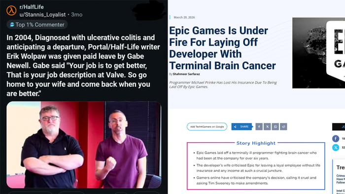 Gabe Newell Vs Tim Sweeney 9GAG gabe-newell-vs-tim-sweeney-9gag