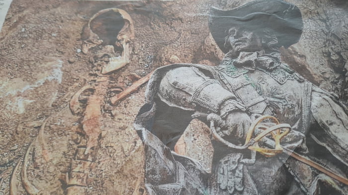 They probably found the remains of d'Artagnan, in the Netherlands