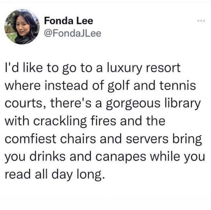 This is my kind of luxury resort