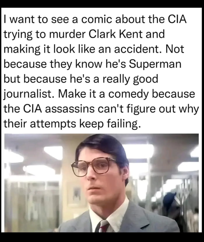 Clark kent is just built different