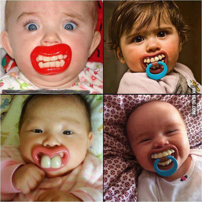 Scary pacifier - 9GAG