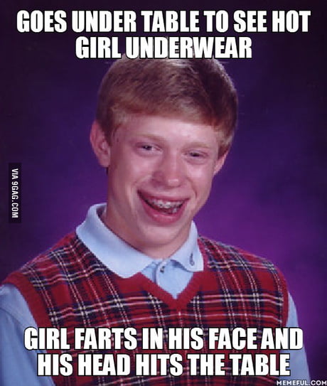 Girl farts in face